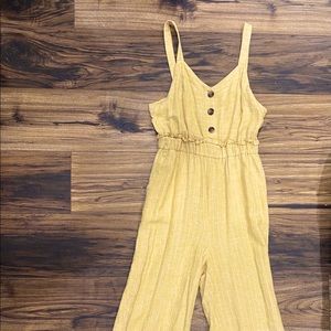 Yellow Wide leg Jumpsuit